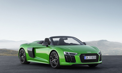 Audi R8 V10 Plus Spyder 2017 lộ diện với giá 5,3 tỷ đồng