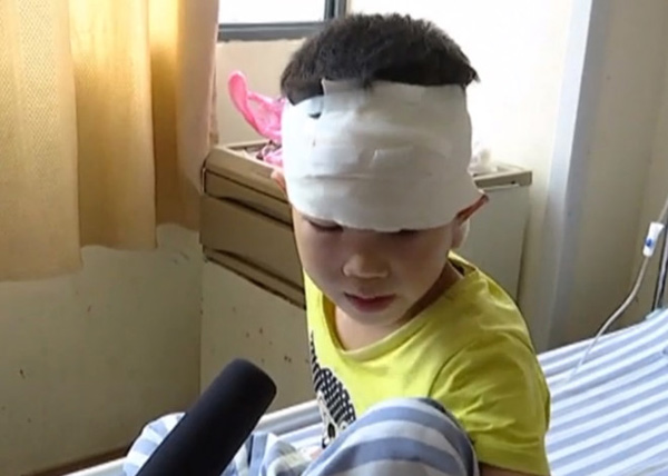 gap tai nan giua duong, be 6 tuoi keu khoc 'xin hay cuu bo chau truoc' khien ai cung roi le - 2