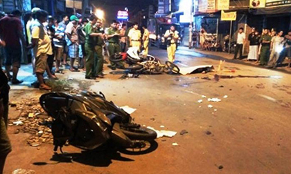 TP HCM: Va chạm liên hoàn giữa 4 xe máy, 2 người tử vong, 4 người bị thương nặng