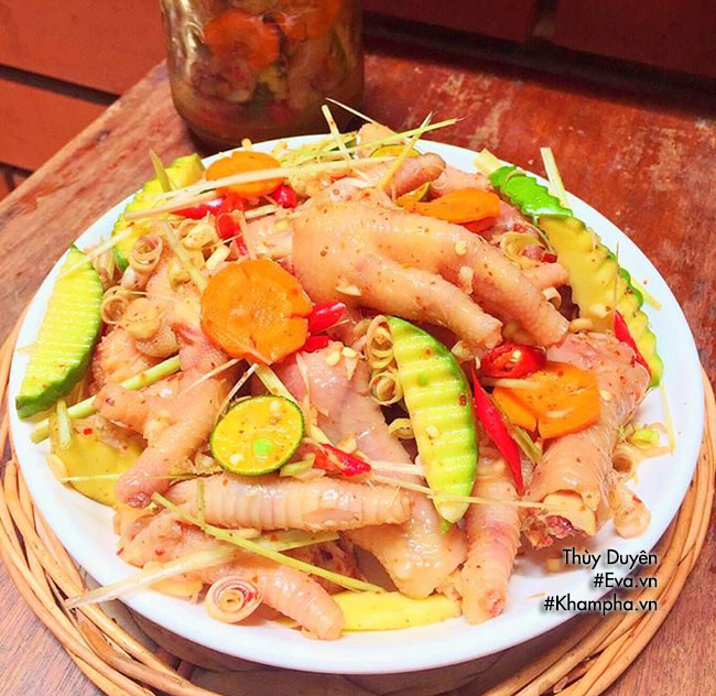 chan ga cay tron xoai xanh sieu hap dan, vo vung may chong cung khen nuc no - 7