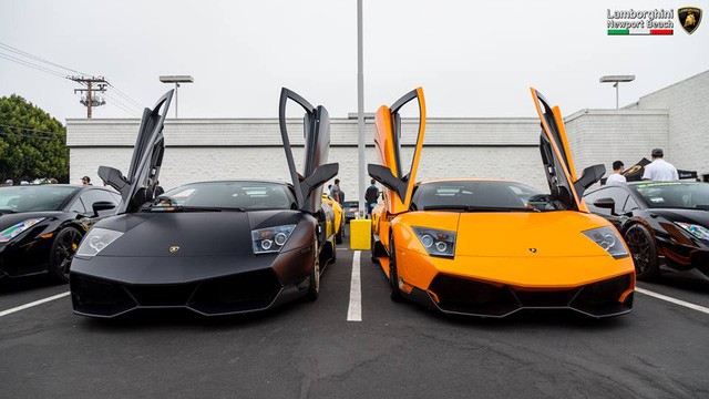 12 chiếc siêu xe hàng hiếm Lamborghini Aventador SV đủ màu sắc xuất hiện tại Mỹ - Ảnh 17. 12 chiếc siêu xe hàng hiếm Lamborghini Aventador SV đủ màu sắc xuất hiện tại Mỹ - Ảnh 17.