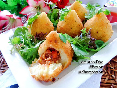 tro tai lam banh khoai tay nhoi thit kieu moi, ca nha vua an vua tam tac khen - 11