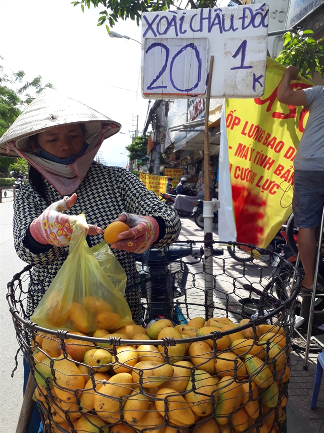 Xoai mut Trung Quoc doi lot xoai Chau Doc