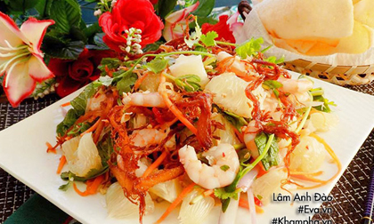 Làm gỏi bưởi tôm mực cực ngon trong nháy mắt đãi ông xã