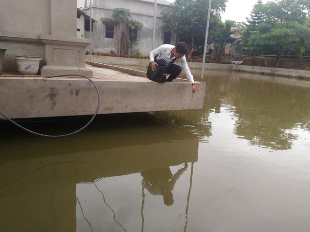 Khu vực 4 người tử vong do đuối nước chỉ sâu khoảng 1m.