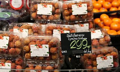 Vải thiều Lục Ngạn giá gần 200.000 đồng/kg tại Thái Lan