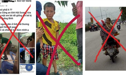 Bé trai mất tích ở Quảng Bình: Công an lên tiếng về thông tin bé xuất hiện với người lạ ở Hà Nội
