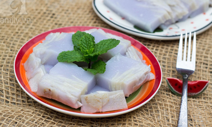 Đã miệng đẹp mắt với món bánh khoai môn hấp thơm lừng