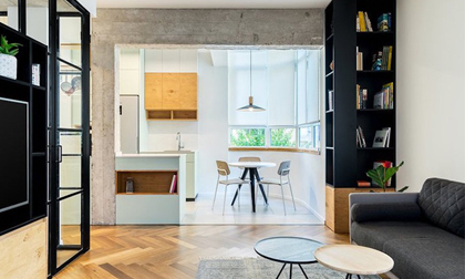 Căn hộ 53m² vừa là tổ ẩm, vừa là nơi làm việc tiện nghi của cặp vợ chồng trẻ