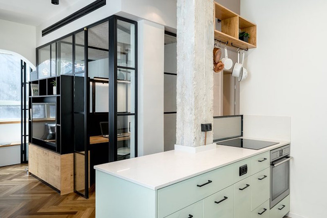 Căn hộ 53m² vừa là tổ ẩm, vừa là nơi làm việc tiện nghi miễn chê của cặp vợ chồng trẻ - Ảnh 6.