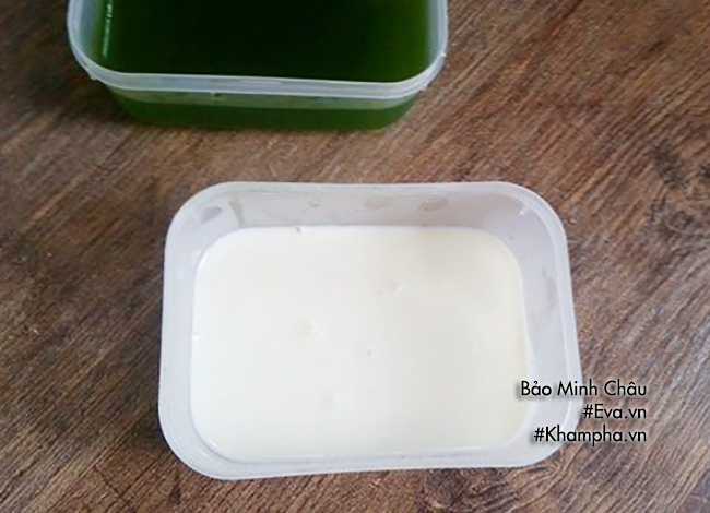 huong dan cach lam sua chua thach la nep, an mot lan la me - 9