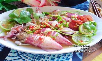 Cách làm mực hấp chua ngọt ăn đã miệng ngày mưa