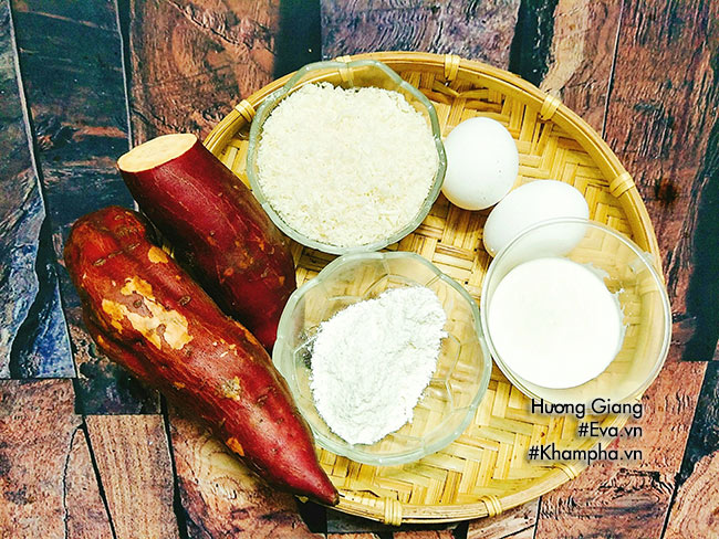 lam banh khoai lang tam bot chien xu kieu moi, ca nha tam tac khen ngon - 1