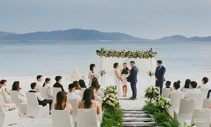 Tiệc cưới lãng mạn bên bờ biển của cô dâu Việt kiều khiến hội chị em phải ghen tị