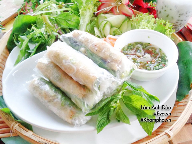 cuoi tuan lam goi cuon nem, mon an choi la mieng hap dan - 9
