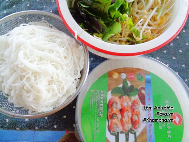 cuoi tuan lam goi cuon nem, mon an choi la mieng hap dan - 1