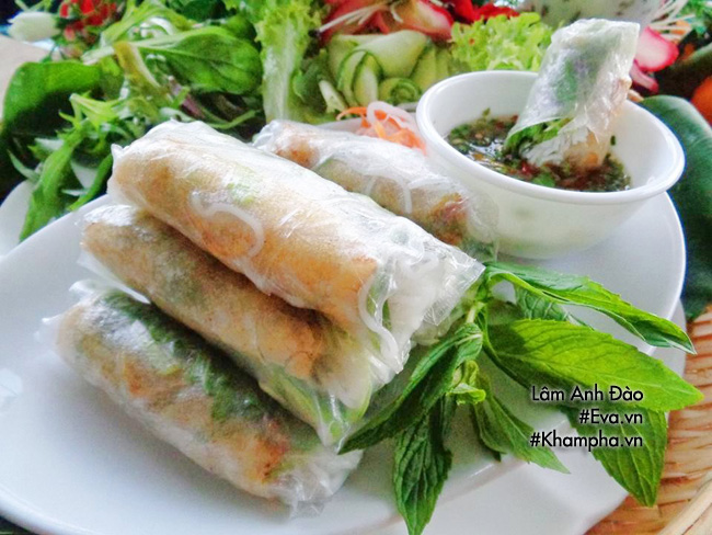 cuoi tuan lam goi cuon nem, mon an choi la mieng hap dan - 10