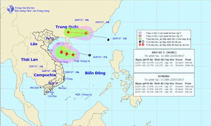 Áp thấp nhiệt đới sắp mạnh thành bão, tiến về bờ biển Hà Tĩnh