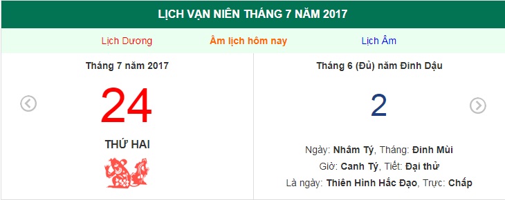 am lich hom nay (2.6, tuc 24.7 duong lich): co nen khai truong khong? hinh anh 1
