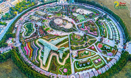 Vườn hoa tự nhiên lớn nhất thế giới ở Dubai