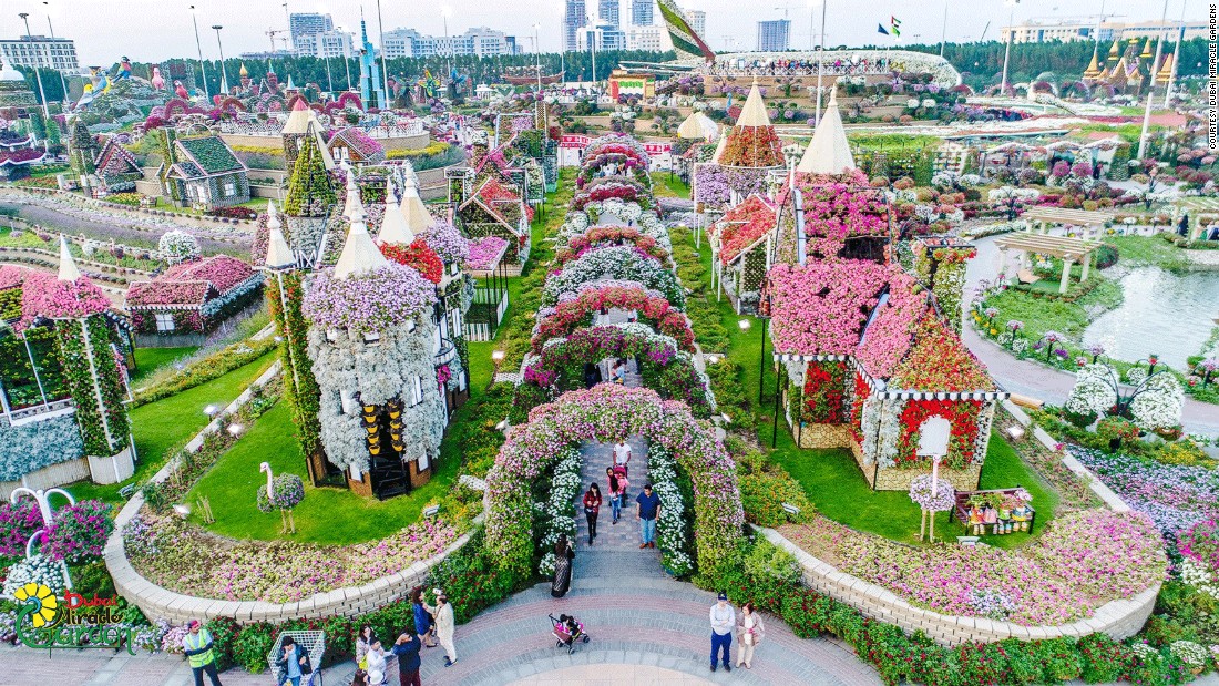 Vườn hoa tự nhiên lớn nhất thế giới ở Dubai