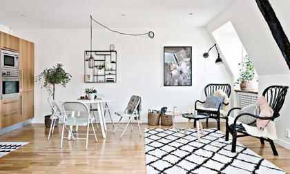 Sự khéo léo trong thiết kế đã giúp căn hộ vỏn vẹn 36m² này đẹp như trong tranh vẽ