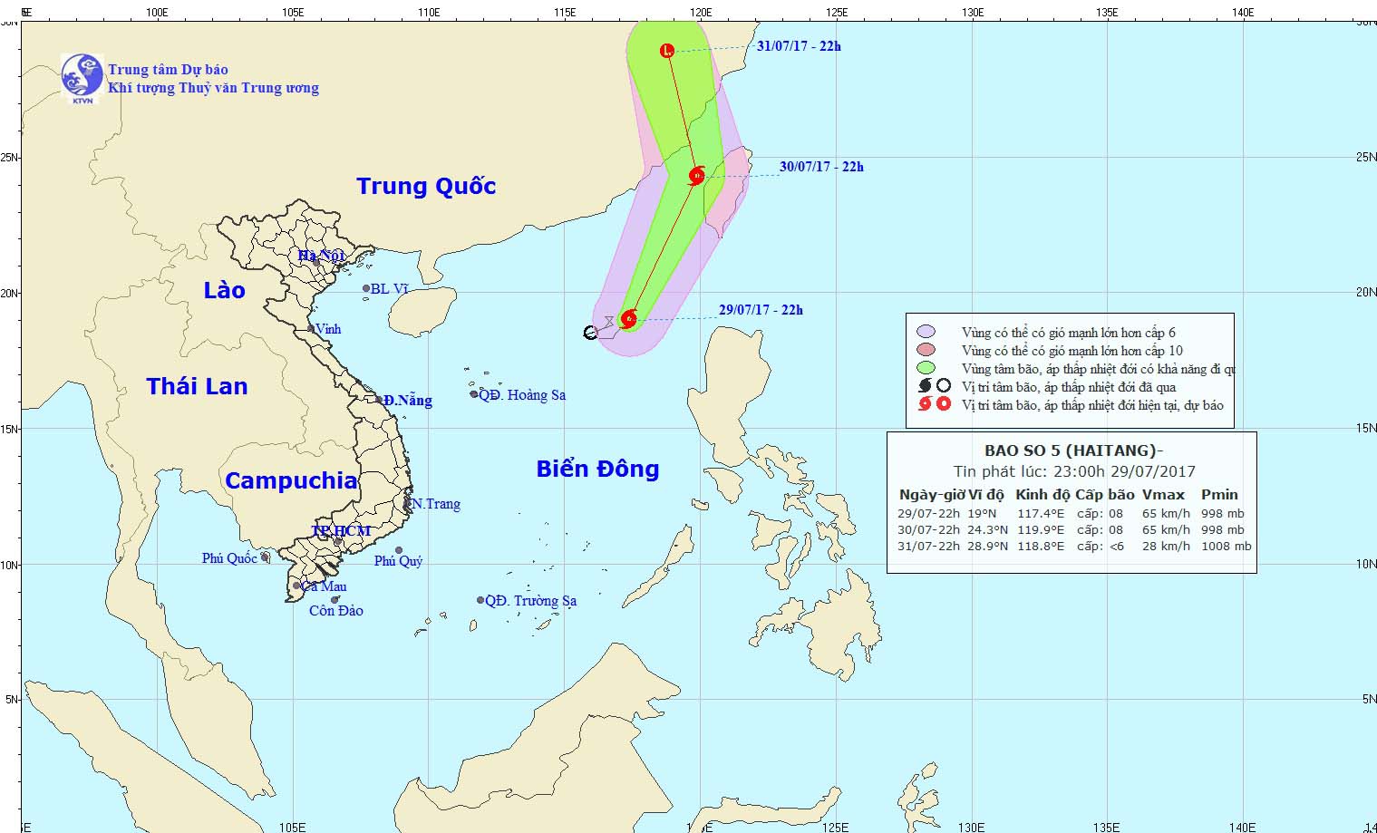 Dự báo thời tiết hôm nay (30.7): Xuất hiện cơn bão số 5, miền Bắc nắng nóng trên 37 độ hình ảnh 1 du bao thoi tiet hom nay (30.7): xuat hien con bao so 5, mien bac nang nong tren 37 do hinh anh 1