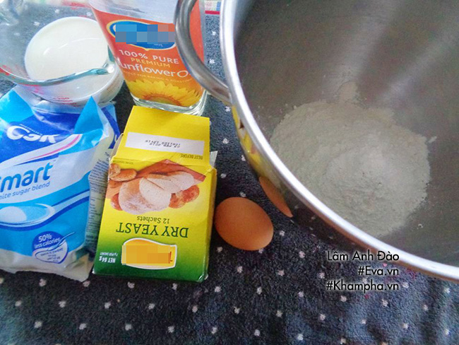 bac chao len bep lam ngay mon banh donuts custard tuyet ngon - 1