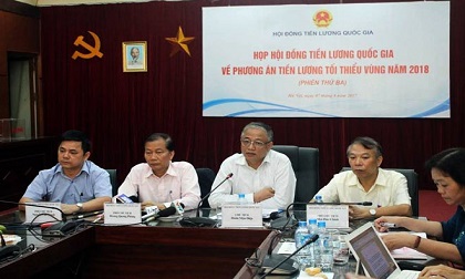 Nóng: Đã chốt tăng lương năm 2018