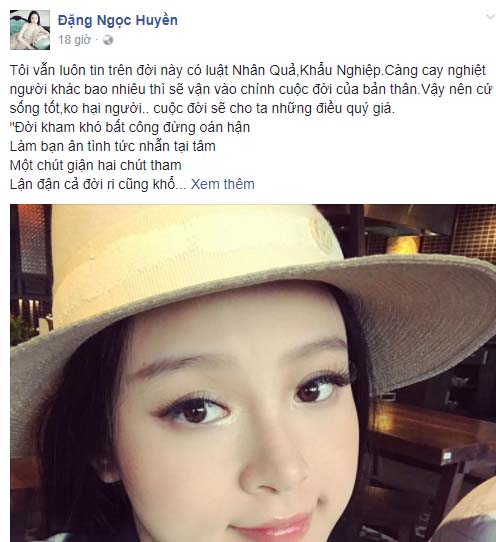 huyen baby noi gi ve nguoi to chuyen gia dinh co len mang xa hoi? hinh anh 4