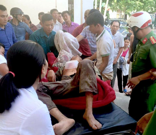 Tranh chấp đất đai, người chết, người bị đâm thủng ruột - 1