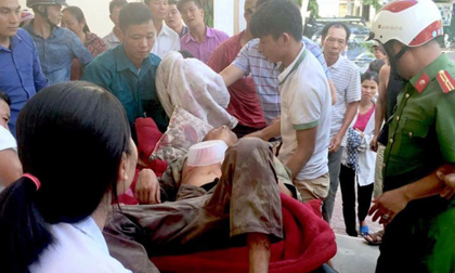 Tranh chấp đất đai, người chết, người bị đâm thủng ruột