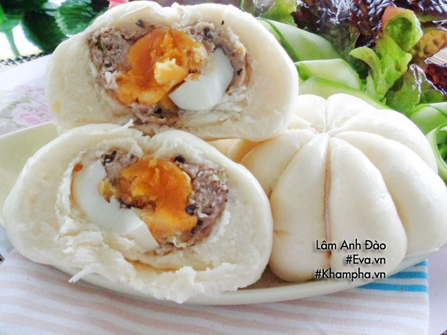 cach lam banh bao trung muoi an sang chang can ra hang - 12