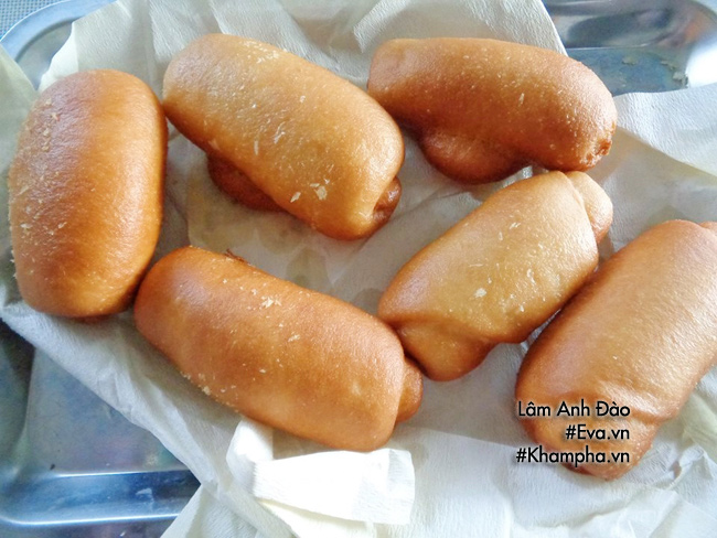 an sang voi banh mi chien nhan kem custard chay thom lung, beo ngay - 14