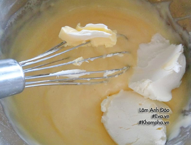 an sang voi banh mi chien nhan kem custard chay thom lung, beo ngay - 4