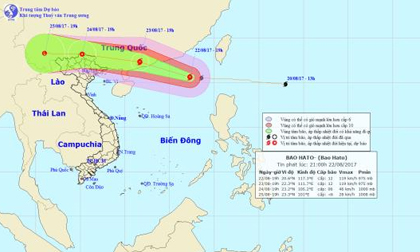 Tin thời tiết hôm nay (23.8): Tin mới nhất về cơn bão trên biển Đông - Cơn bão số 6