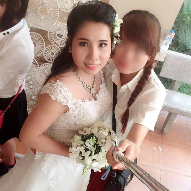 Mới đầu năm 2016, Giang là cô dâu hạnh phúc khi quyết tâm theo chồng về Bình Định. Ảnh: NVCC 
