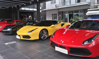 Dàn siêu xe trăm tỷ 'xông đất' showroom 'khủng' tại Sài Gòn