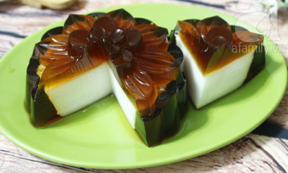 Bánh Trung thu rau câu cà phê nhân sữa dừa - món ngon không thể bỏ qua