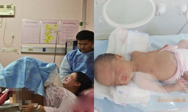 Vo sinh con thieu thang nhung moi 3 ngay da bo con trong long kinh de ve nha