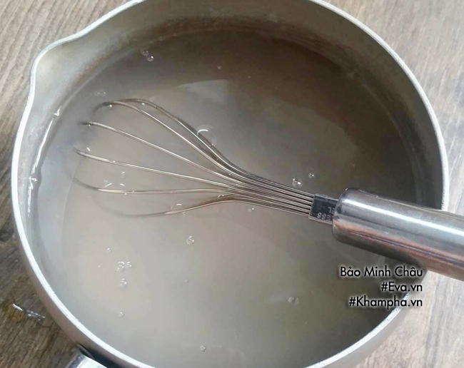 cach lam banh trung thu thach rau cau vi ca phe, cot dua - 2