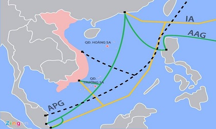 Cáp quang AAG sẽ sửa xong trong 20 ngày nữa