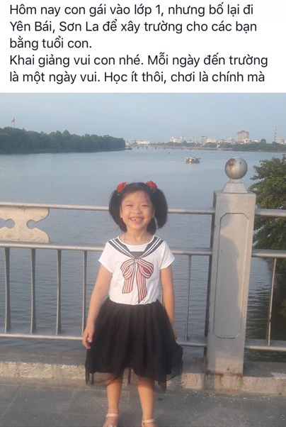 facebook ngap tran hinh anh bo me khoe con ngay khai giang nam hoc moi - 7