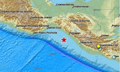 Động đất 8 độ Richter ngoài khơi Mexico, kích hoạt cảnh báo sóng thần