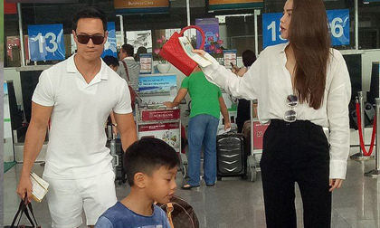 Giấu chuyện nghỉ dưỡng cùng, Kim Lý lại có hành động bất ngờ này với Hồ Ngọc Hà và Subeo!