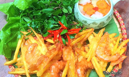 Vào bếp làm bánh tôm giòn rụm, thơm ngon đãi cả nhà ăn chiều