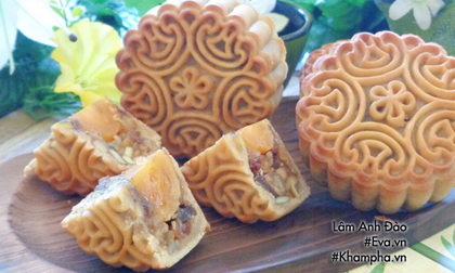 Cách làm bánh nướng trung thu nhân thập cẩm xá xíu chi tiết