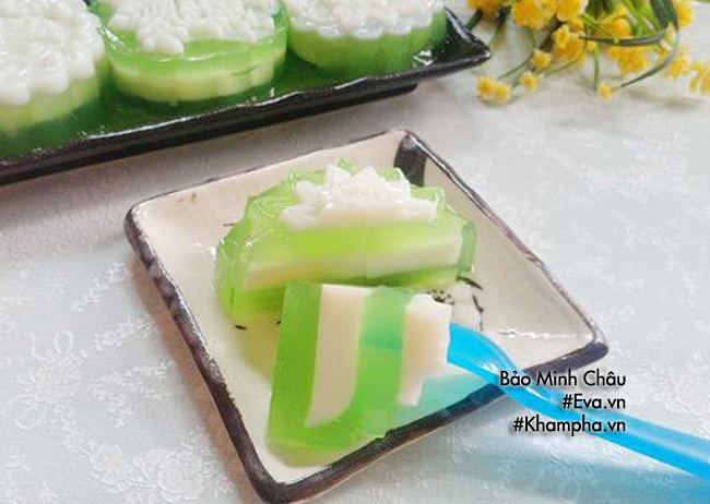 banh trung thu thach rau cau vi la dua nhan sua tuoi thom lung mat mieng ai an cung thich - 11