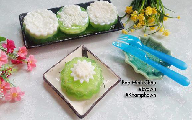 banh trung thu thach rau cau vi la dua nhan sua tuoi thom lung mat mieng ai an cung thich - 12