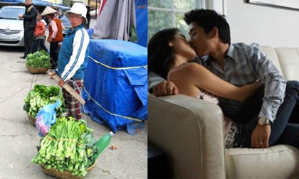 Vợ bầu 8 tháng vẫn oằn lưng gánh rau đi bán, chồng lấy hết tiền đi du lịch với bồ và cái kết...